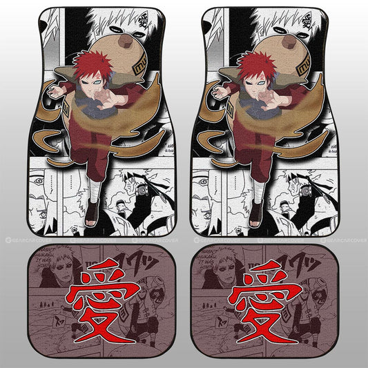 Gaara Car Floor Mats Custom Car Accessories Mix Manga - Gearcarcover - 2