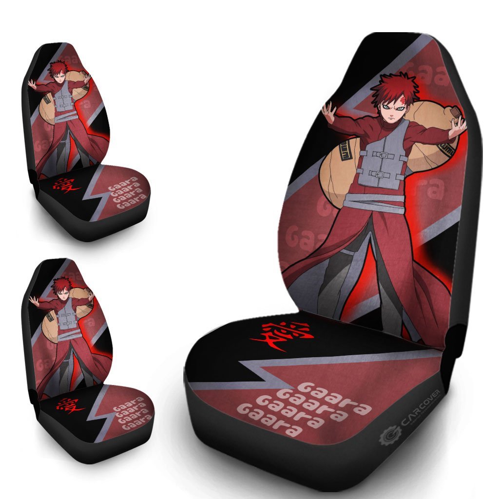 Gaara Car Seat Covers Custom Anime Car Accessories - Gearcarcover - 4