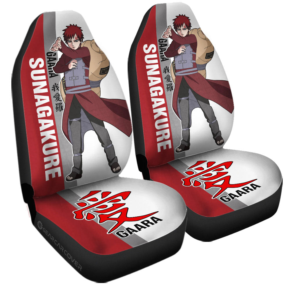 Gaara Car Seat Covers Custom Anime Car Accessories - Gearcarcover - 3