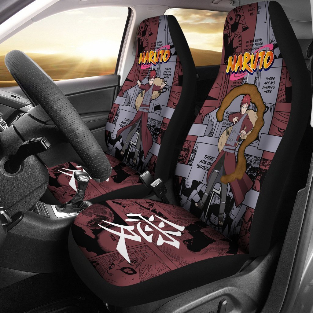 Gaara Car Seat Covers Custom Anime Car Accessories - Gearcarcover - 1