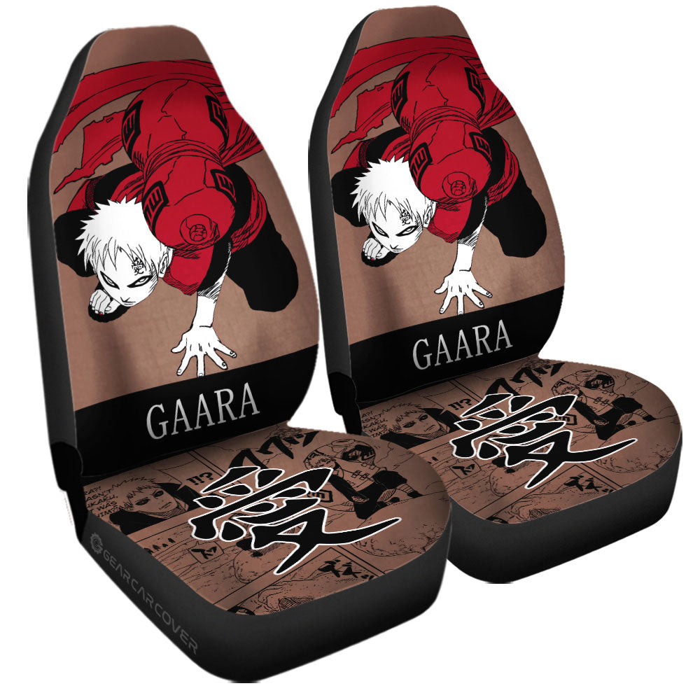 Gaara Car Seat Covers Custom Anime Car Accessories Manga Color Style - Gearcarcover - 3