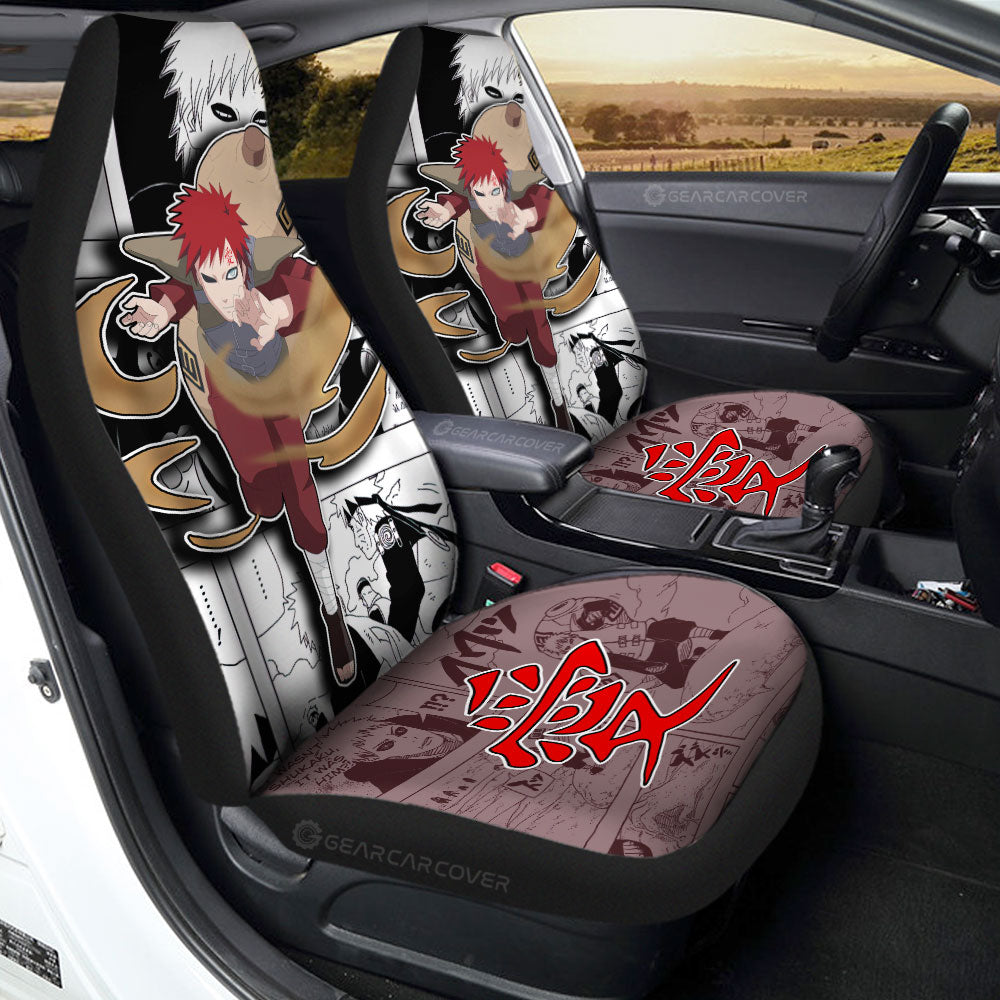 Gaara Car Seat Covers Custom Anime Car Accessories Mix Manga - Gearcarcover - 1