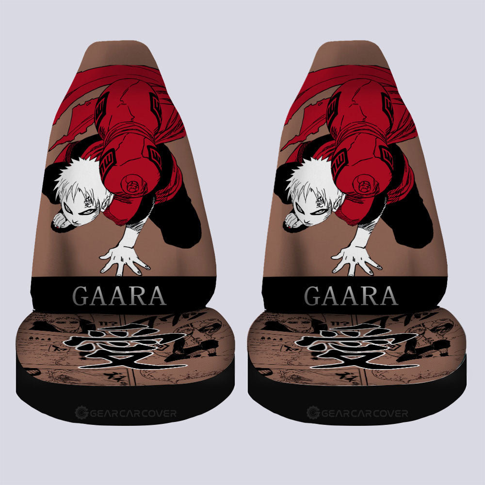 Gaara Car Seat Covers Custom Car Accessories Manga Color Style - Gearcarcover - 4