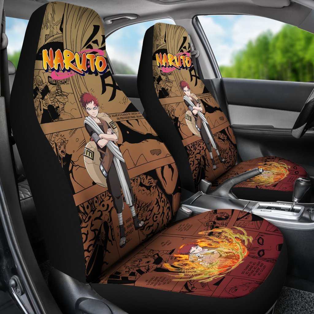 Gaara Car Seat Covers Custom Manga Anime Car Accessories - Gearcarcover - 3