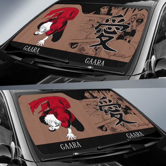 Gaara Car Sunshade Custom Anime Car Accessories Manga Color Style - Gearcarcover - 2