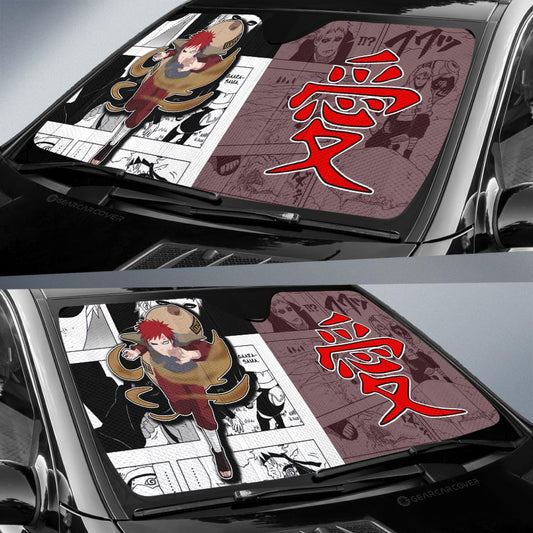 Gaara Car Sunshade Custom Mix Manga Car Accessories - Gearcarcover - 2