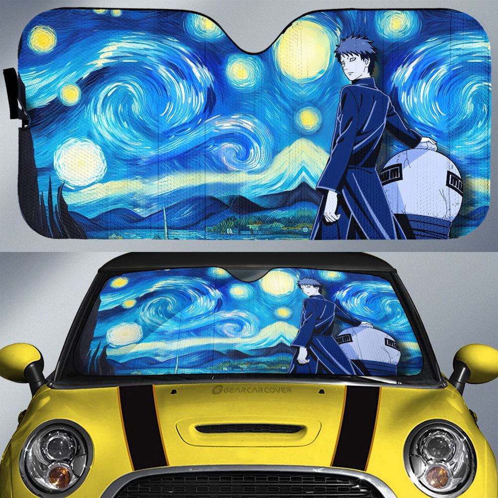 Gaara Car Sunshade Custom Starry Night Styles - Gearcarcover - 1