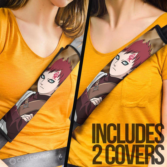 Gaara Seat Belt Covers Custom For Anime Fans - Gearcarcover - 2