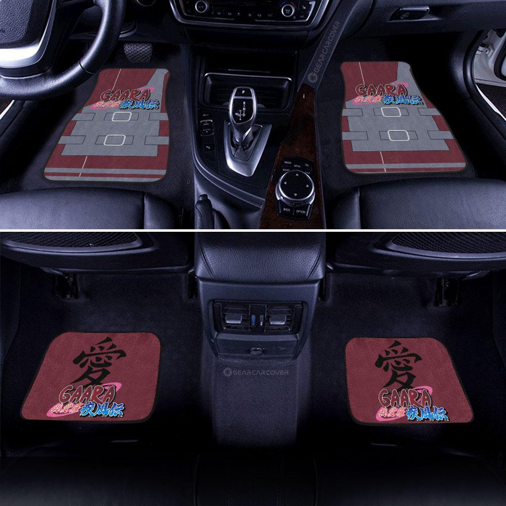 Gaara Shippuden Uniform Car Floor Mats Custom Anime Car Interior Accessories - Gearcarcover - 3