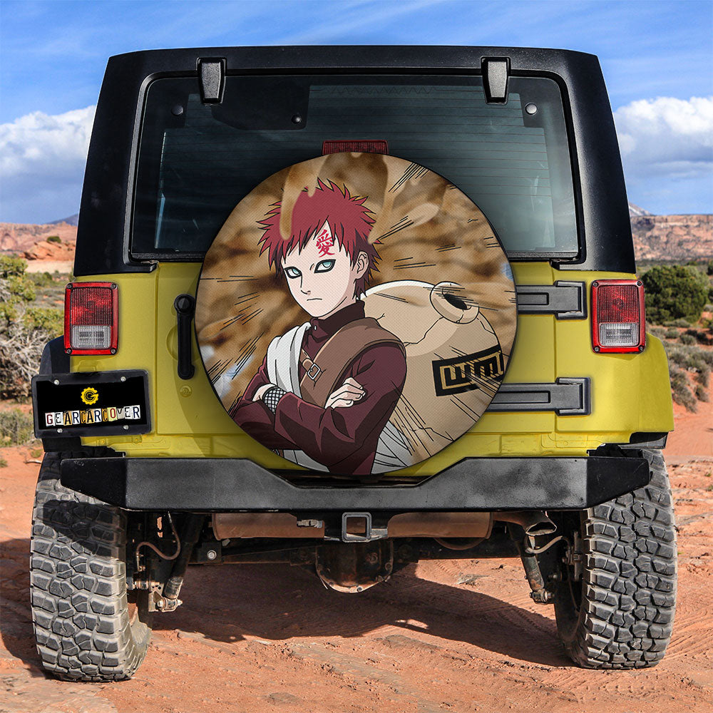 Gaara Spare Tire Covers Custom For Anime Fans - Gearcarcover - 3