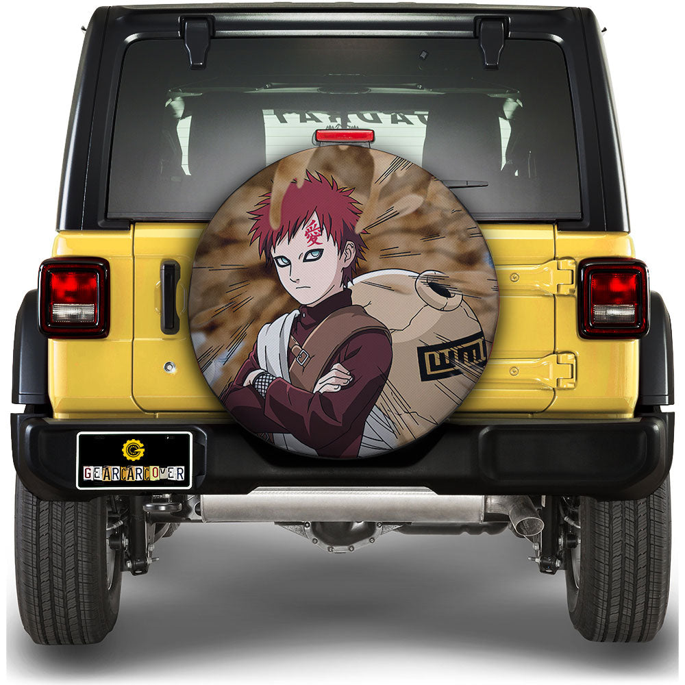 Gaara Spare Tire Covers Custom For Anime Fans - Gearcarcover - 1