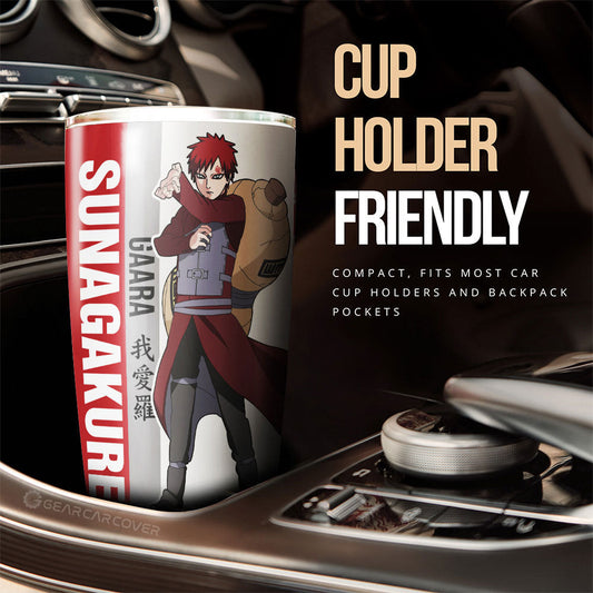 Gaara Tumbler Cup Custom Anime Car Accessories - Gearcarcover - 2