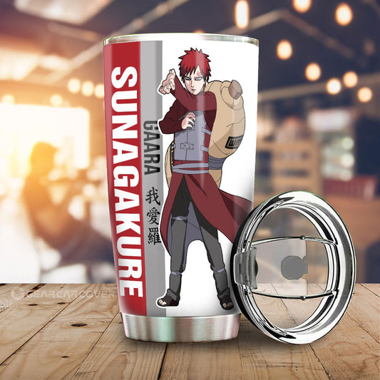 Gaara Tumbler Cup Custom Anime Car Accessories - Gearcarcover - 1