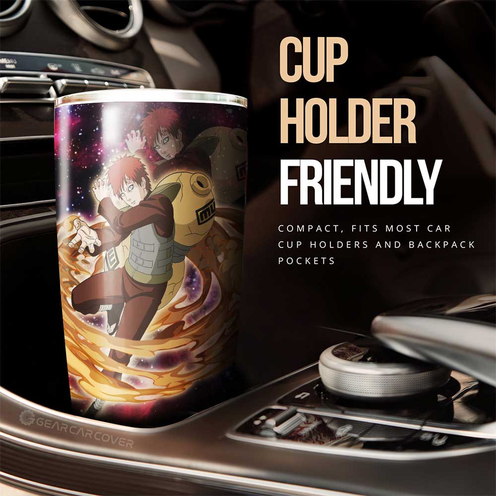 Gaara Tumbler Cup Custom Anime Galaxy Style Car Accessories For Fans - Gearcarcover - 2