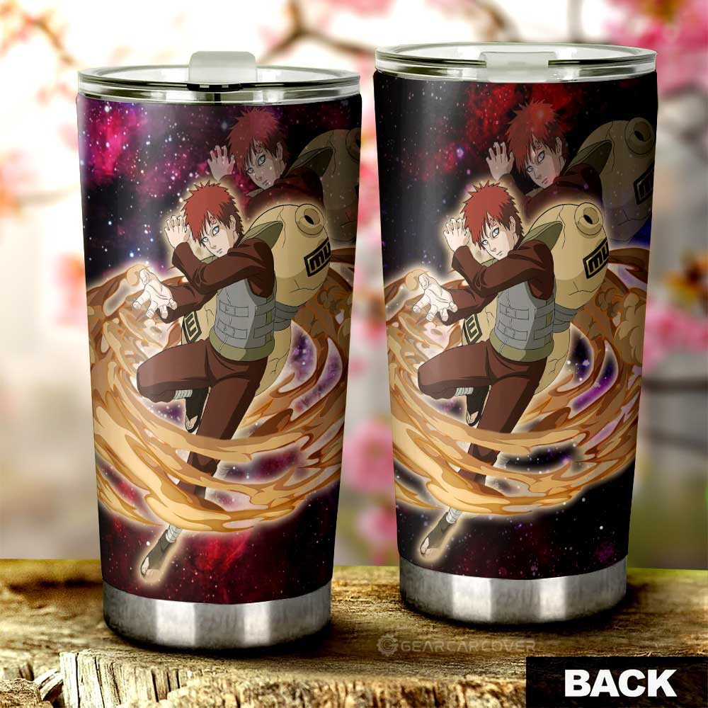 Gaara Tumbler Cup Custom Anime Galaxy Style Car Accessories For Fans - Gearcarcover - 3