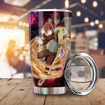 Gaara Tumbler Cup Custom Anime Galaxy Style Car Accessories For Fans - Gearcarcover - 1