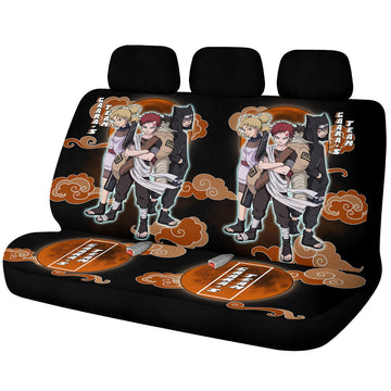 Gaara's Team Car Back Seat Covers Custom Anime Car Accessories - Gearcarcover - 1