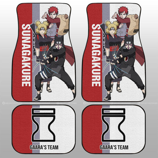 Gaara's Team Car Floor Mats Custom Anime Car Accessories - Gearcarcover - 2