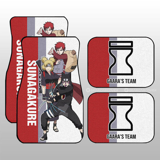 Gaara's Team Car Floor Mats Custom Anime Car Accessories - Gearcarcover - 1