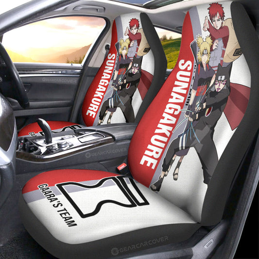 Gaara's Team Car Seat Covers Custom Anime Car Accessories - Gearcarcover - 2