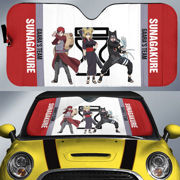 Gaara's Team Car Sunshade Custom Anime Car Accessories - Gearcarcover - 1