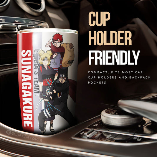 Gaara's Team Tumbler Cup Custom Anime Car Accessories - Gearcarcover - 2