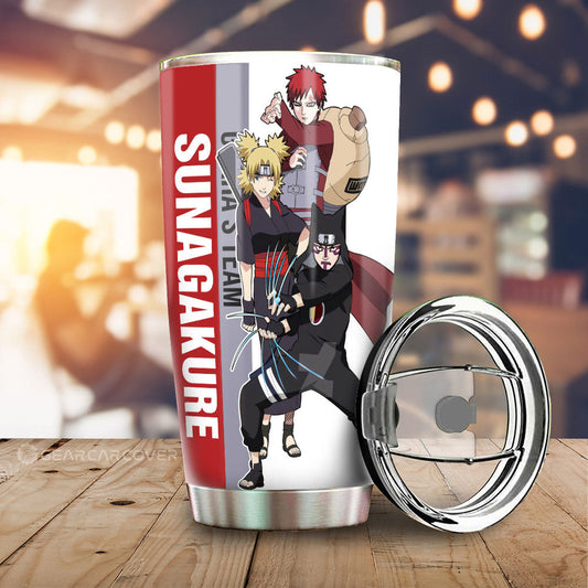 Gaara's Team Tumbler Cup Custom Anime Car Accessories - Gearcarcover - 1