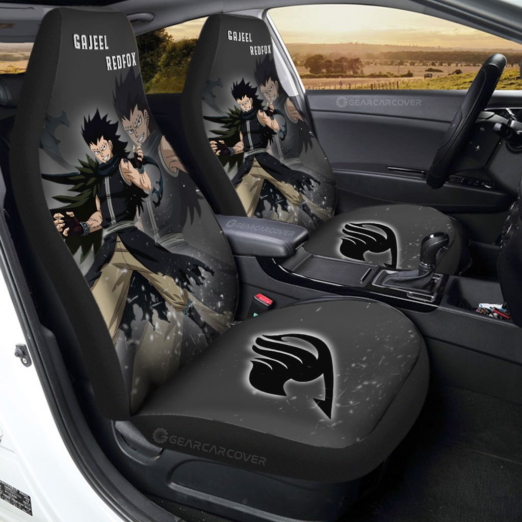 Gajeel Redfox Car Seat Covers Custom - Gearcarcover - 1