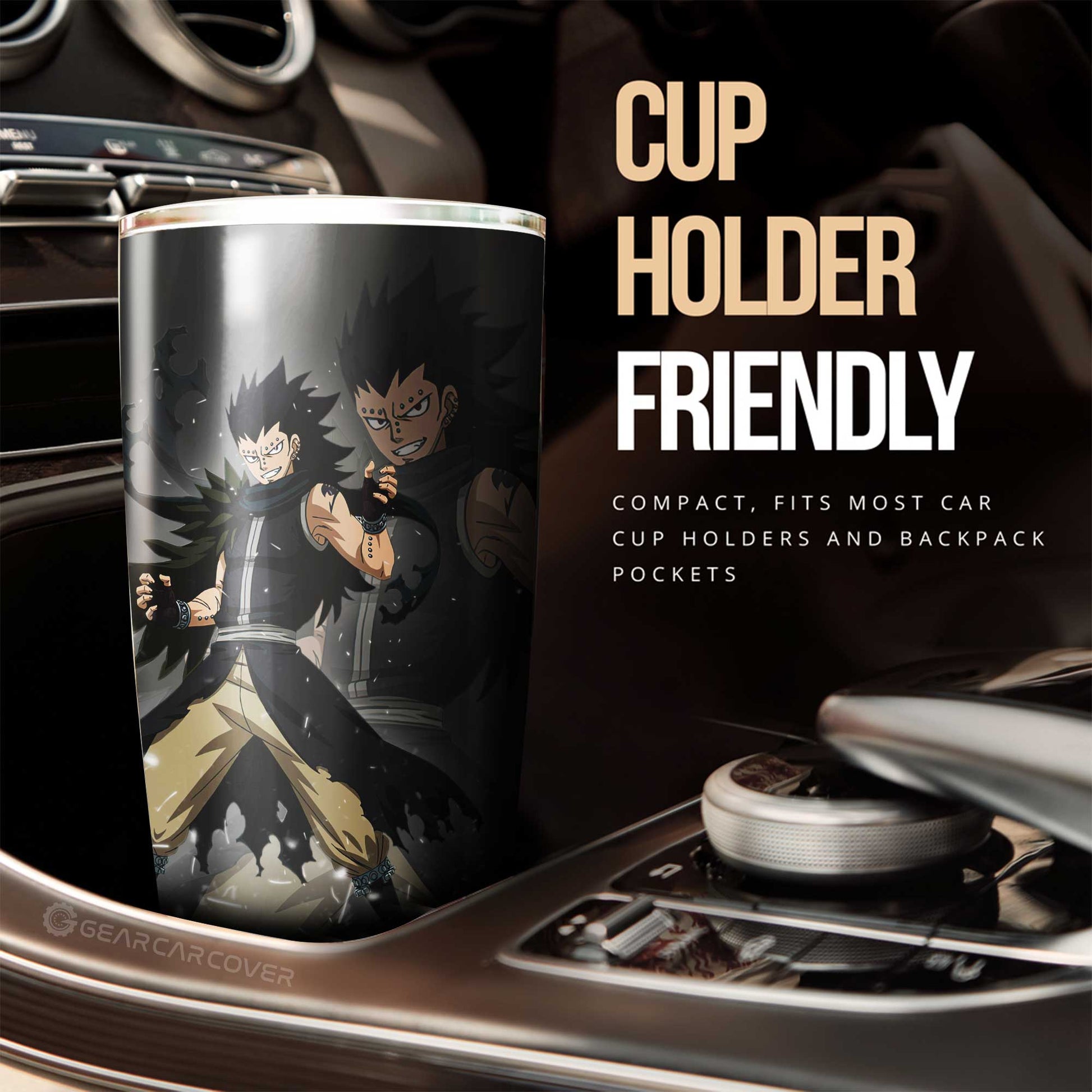 Gajeel Redfox Tumbler Cup Custom - Gearcarcover - 2