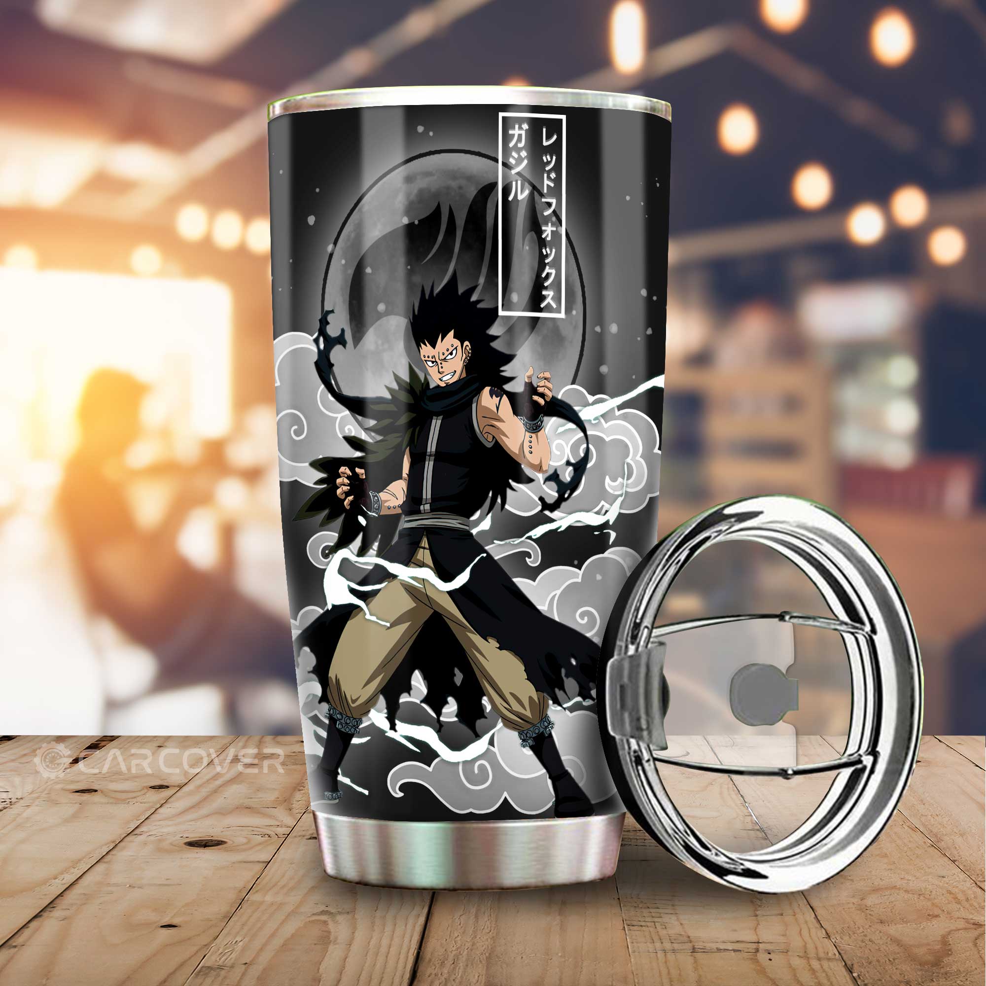 Gajeel Tumbler Cup Custom Car Accessories - Gearcarcover - 1