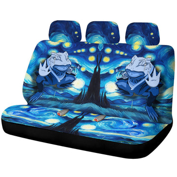 Gamabunta Car Back Seat Covers Custom Starry Night Styles - Gearcarcover - 1