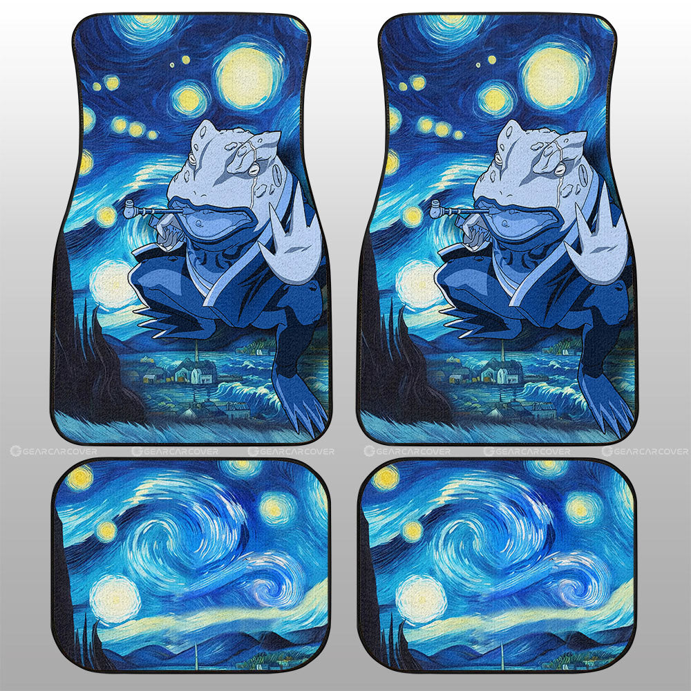 Gamabunta Car Floor Mats Custom Starry Night Styles - Gearcarcover - 1