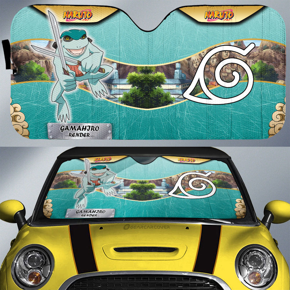 Gamahiro Render Car Sunshade Custom Anime Car Interior Accessories - Gearcarcover - 1