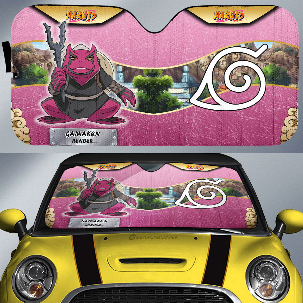 Gamaken Render Car Sunshade Custom Anime Car Interior Accessories - Gearcarcover - 1
