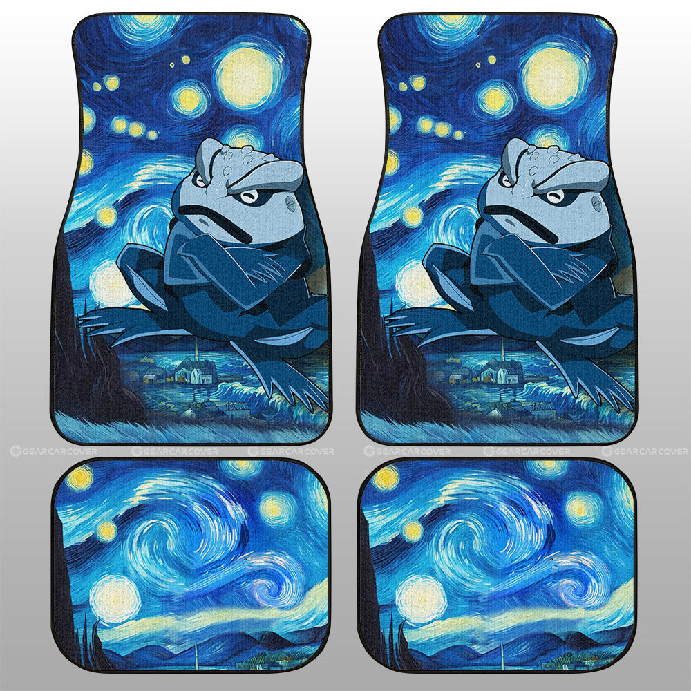 Gamakichi Car Floor Mats Custom Starry Night Styles - Gearcarcover - 1