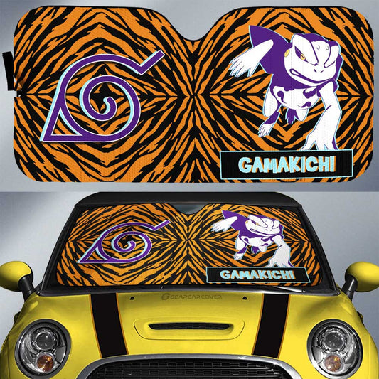 Gamakichi Car Sunshade Custom - Gearcarcover - 1