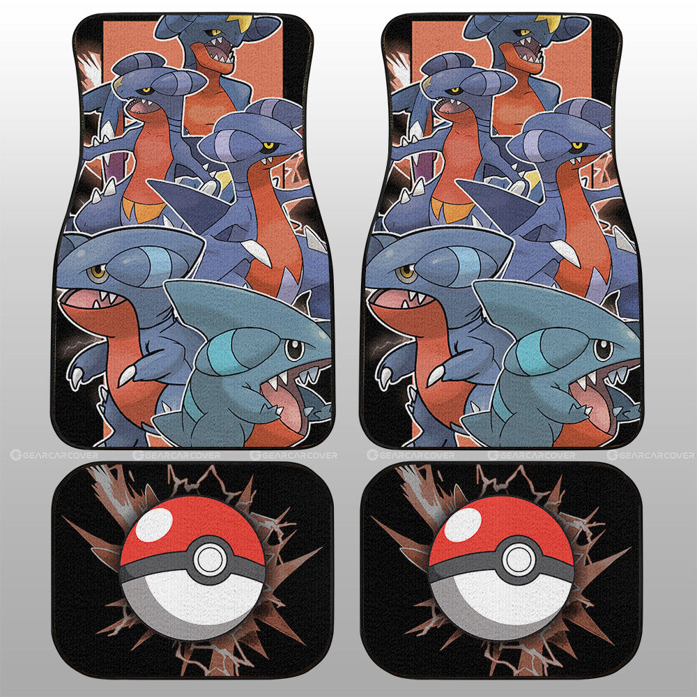 Garchomp Car Floor Mats Custom Car Accessories For Fans - Gearcarcover - 1