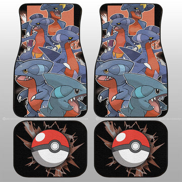 Garchomp Car Floor Mats Custom Car Accessories For Fans - Gearcarcover - 1
