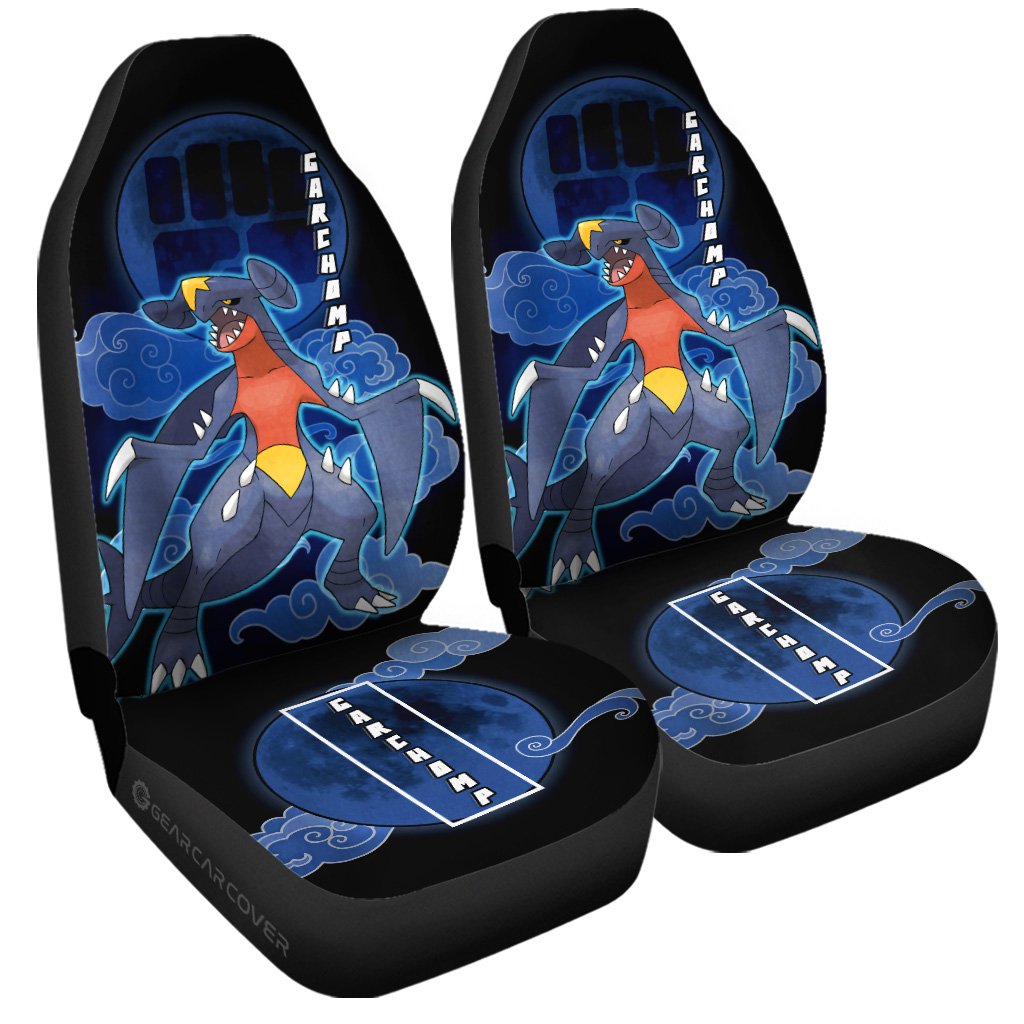 Garchomp Car Seat Covers Custom Anime Car Accessories For Anime Fans - Gearcarcover - 3