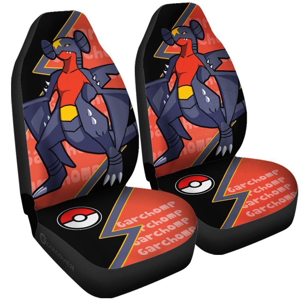 Garchomp Car Seat Covers Custom Anime Car Accessories - Gearcarcover - 3