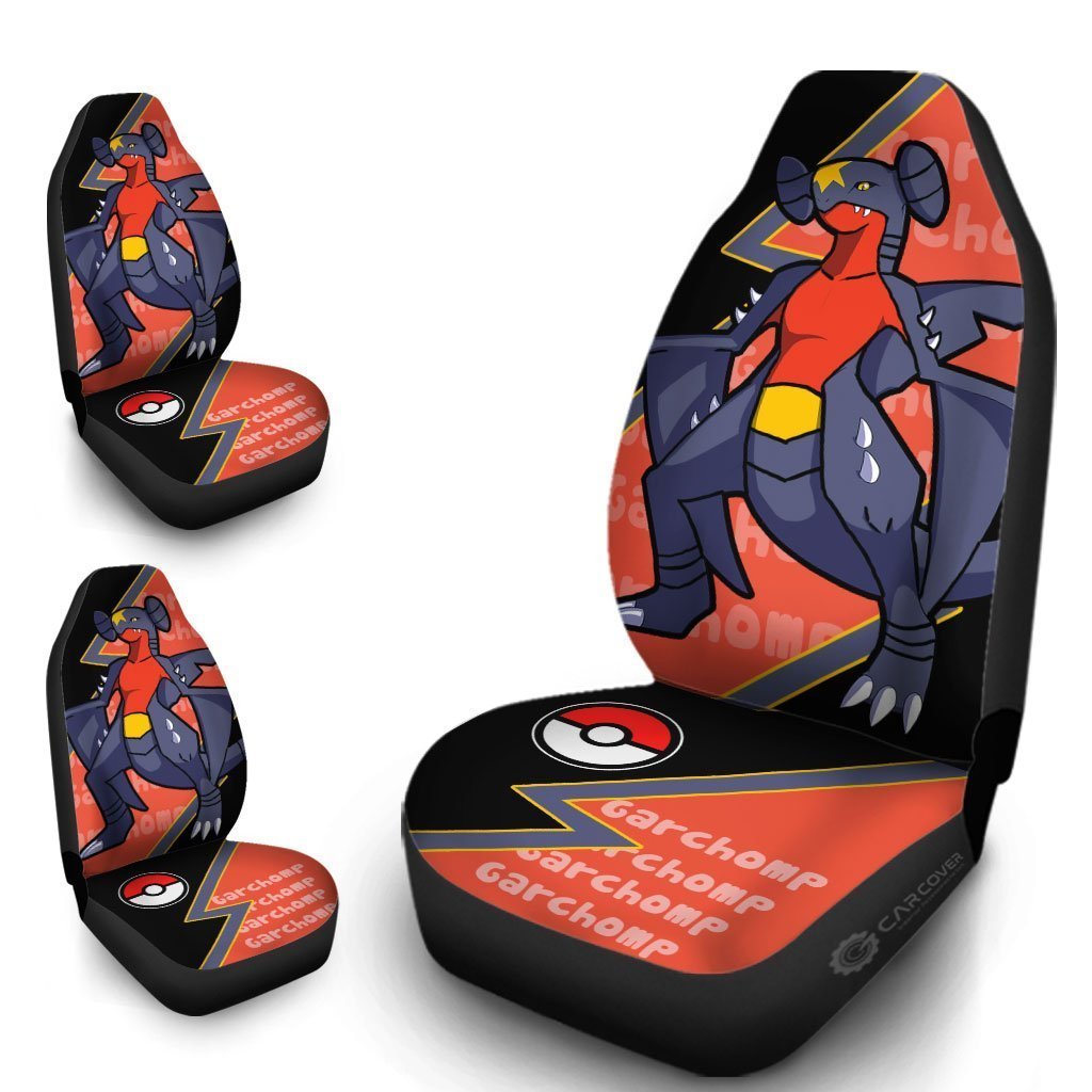 Garchomp Car Seat Covers Custom Anime Car Accessories - Gearcarcover - 4