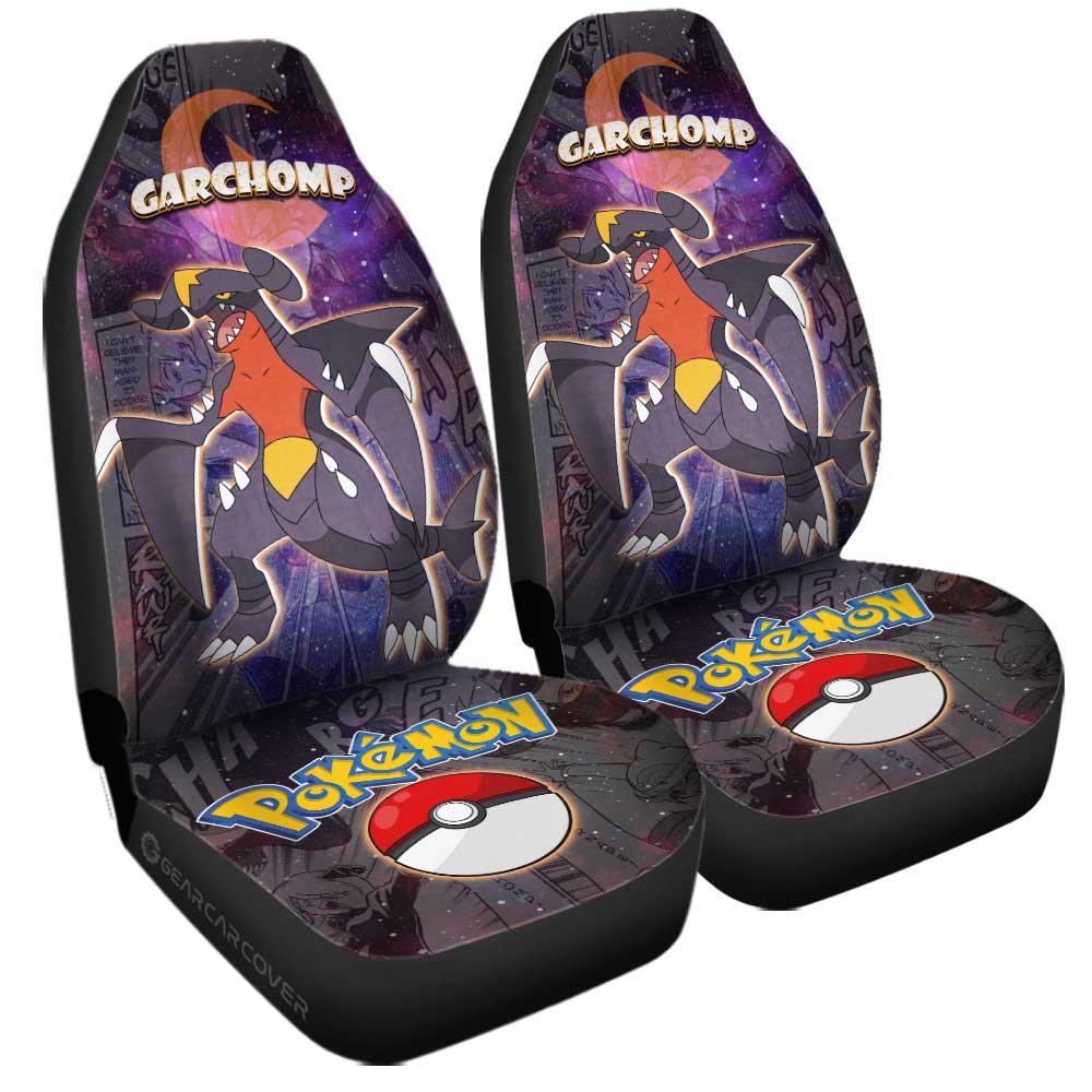 Garchomp Car Seat Covers Custom Anime Galaxy Manga Style - Gearcarcover - 3
