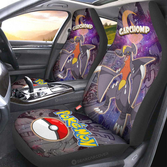 Garchomp Car Seat Covers Custom Anime Galaxy Manga Style - Gearcarcover - 2