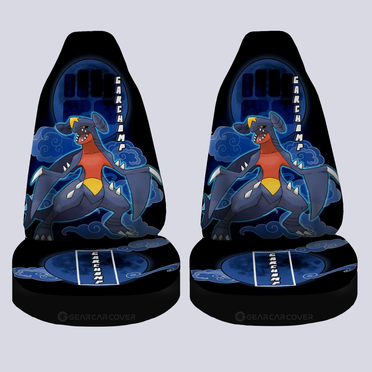 Garchomp Car Seat Covers Custom Car Accessories For Fans - Gearcarcover - 4