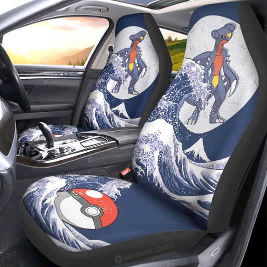 Garchomp Car Seat Covers Custom Pokemon Car Accessories - Gearcarcover - 1