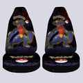 Garchomp Car Seat Covers Custom Tie Dye Style Anime Car Accessories - Gearcarcover - 4