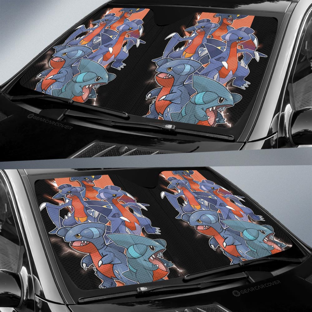 Garchomp Car Sunshade Custom Car Accessories For Fans - Gearcarcover - 2