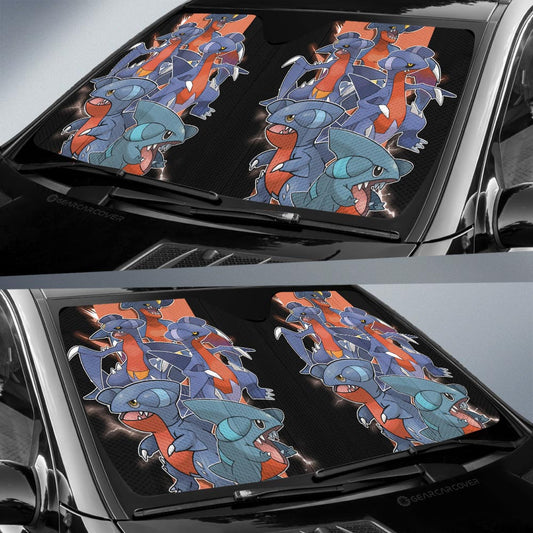 Garchomp Car Sunshade Custom Car Accessories For Fans - Gearcarcover - 2