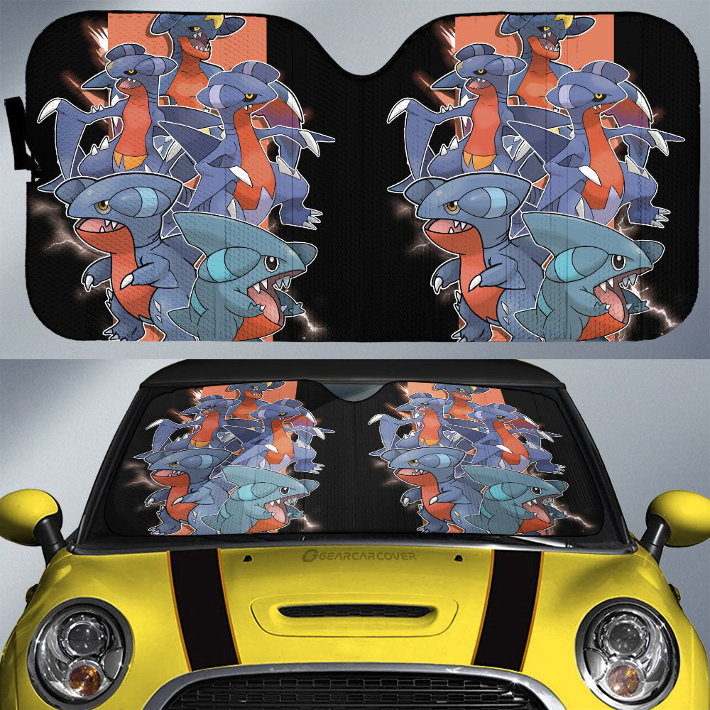 Garchomp Car Sunshade Custom Car Accessories For Fans - Gearcarcover - 1