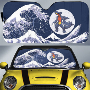 Garchomp Car Sunshade Custom Pokemon Car Accessories - Gearcarcover - 1